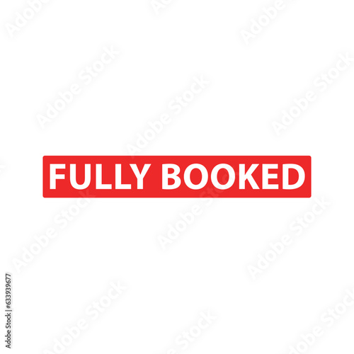 Fully booked rectangular stamp isolated on white background