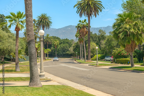 Street view in San marino California.