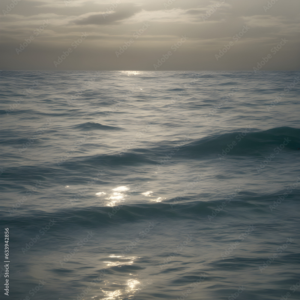 Obraz premium sunset on the sea. Generative AI