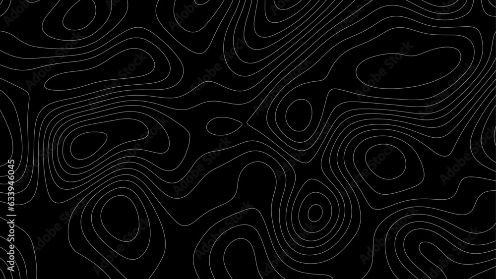 Topographic map background concept. Transparent PNG available Topographic map background geographic line map with elevation assignments. Modern design with White background with topographic wavy patte
