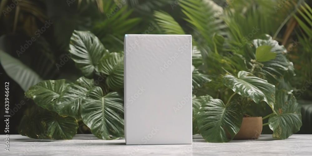 box mockup design. Generative AI box mockup design. Generative AI