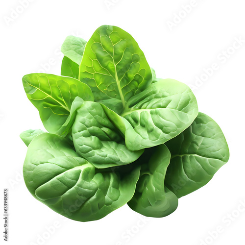 Fresh baby spinach leaves leafy green vegetable