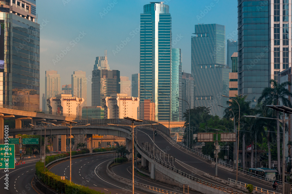 Fototapeta premium downtown city