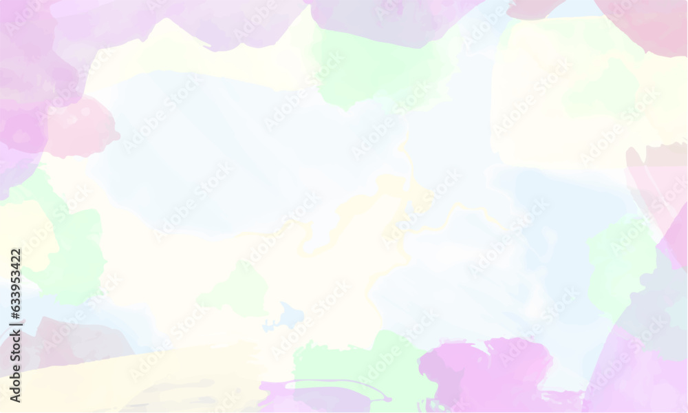 Vector abstract watercolor colorful background