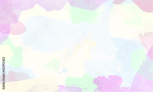 Vector abstract watercolor colorful background © Nganhaycuoi