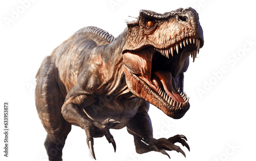Tyrannosaurus Rex T Rex on Transparent Background. Generative AI ©  Creative_studio
