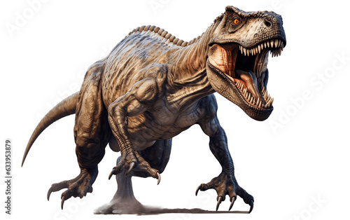 Tyrannosaurus Rex T Rex on Transparent Background. Generative AI ©  Creative_studio