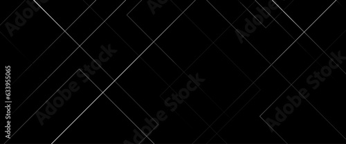 White and black background set with abstract white lines decoration, vector illustration of geometric background for presentation design with realistic line wave geometric shape background.