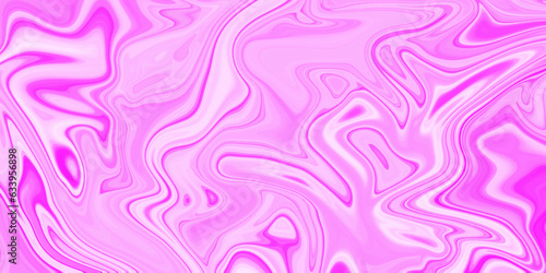 Luxurious pink oil paint liquid fluid marbling flow effect. Luxurious fluid paint creative pink texture panorama abstract background. Marble rock texture pink ink pattern liquid.