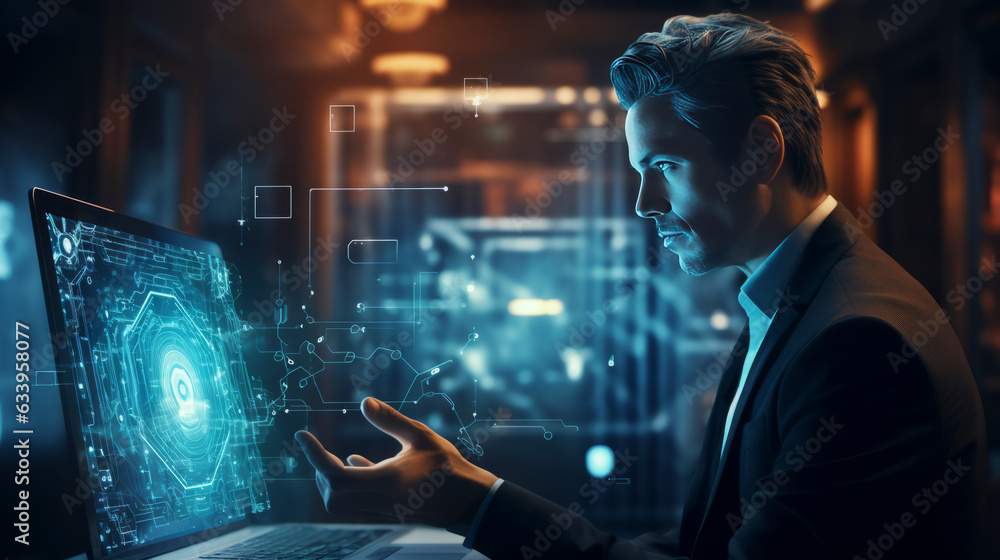 AI Tech: Virtual Graphics and Global Internet Networking. AI Tech: Virtual Graphics and Global Internet Networking.