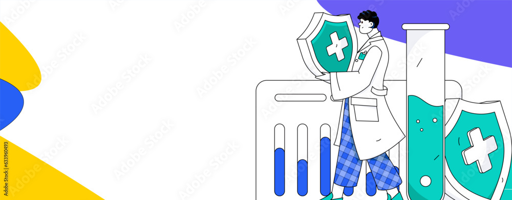 Doctor doing medical examination for patient flat vector concept operation hand drawn illustration
Doctor doing medical examination for patient flat vector concept operation hand drawn illustration