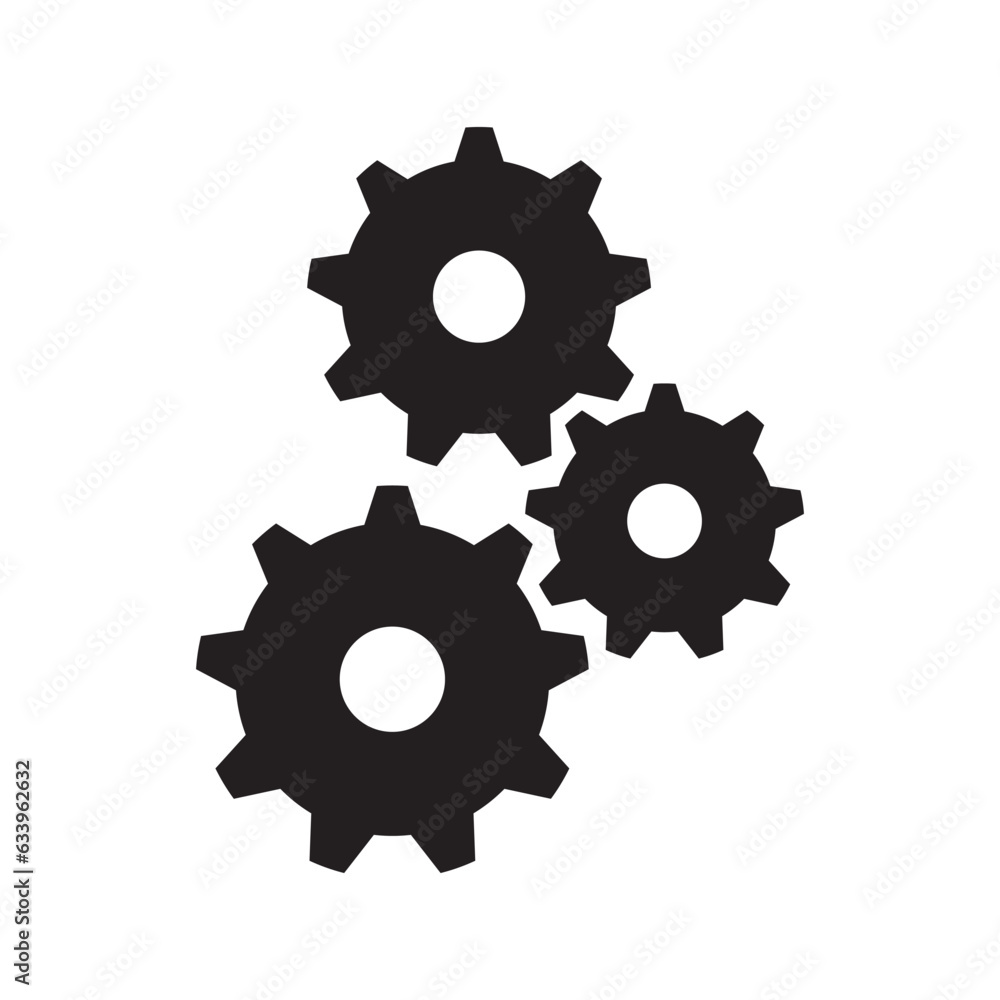 gear icon vector gear icon vector