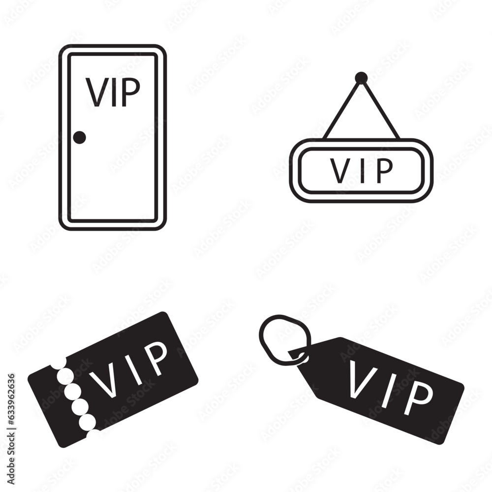 Obraz premium vip icon vector