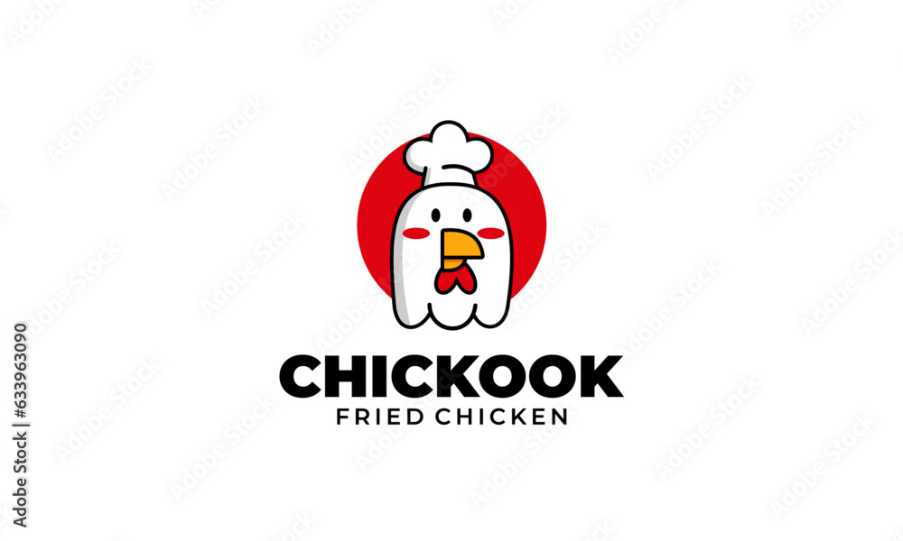Chicken Chef Mascot Logo