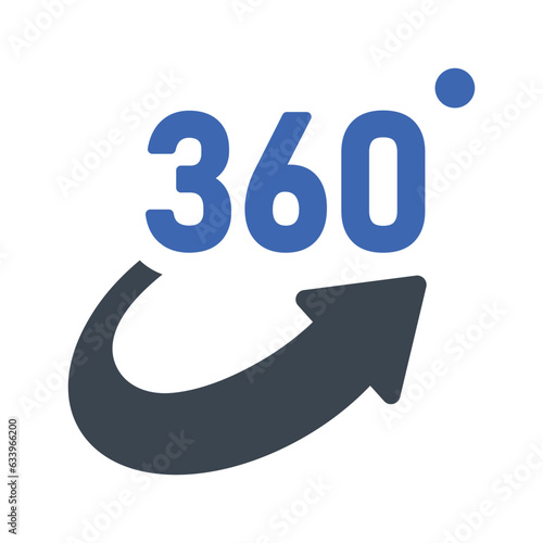 360 degree view icon
