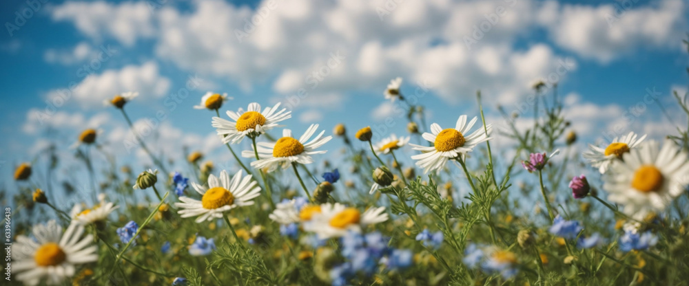 daisies in the field daisies in the field