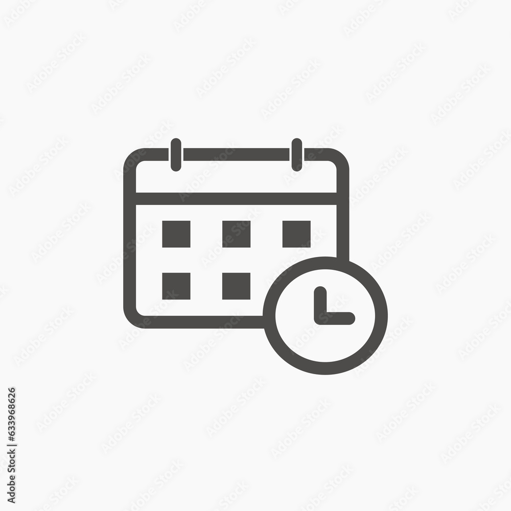 calendar icon vector isolated. date, day, month, year, time, deadline, schedule sign symbol calendar icon vector isolated. date, day, month, year, time, deadline, schedule sign symbol