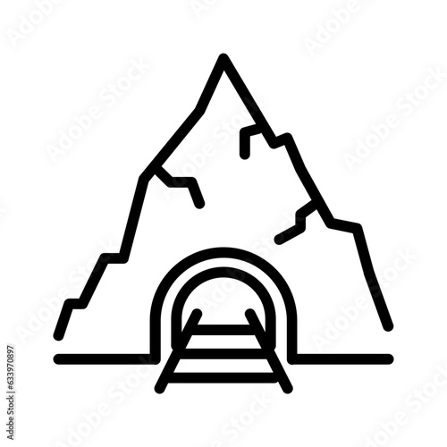 Black line icon for Subterranean