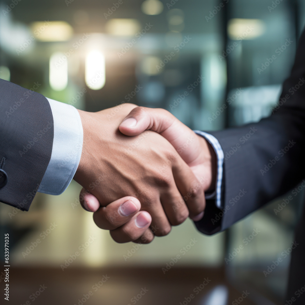 Two businessmen shaking hands Two businessmen shaking hands