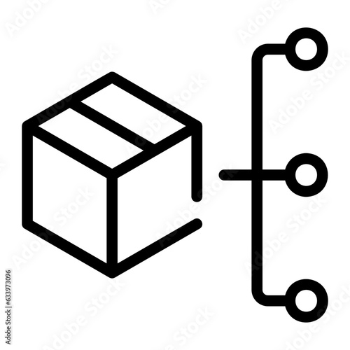 categorization line icon