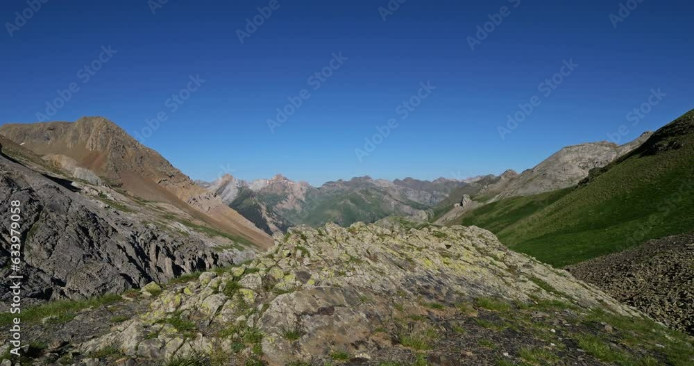 Port de Boucharo also known as Port de Gavarnie, Hautes Pyrenees, France Port de Boucharo also known as Port de Gavarnie, Hautes Pyrenees, France