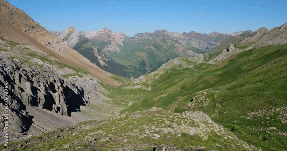 Port de Boucharo also known as Port de Gavarnie, Hautes Pyrenees, France Port de Boucharo also known as Port de Gavarnie, Hautes Pyrenees, France