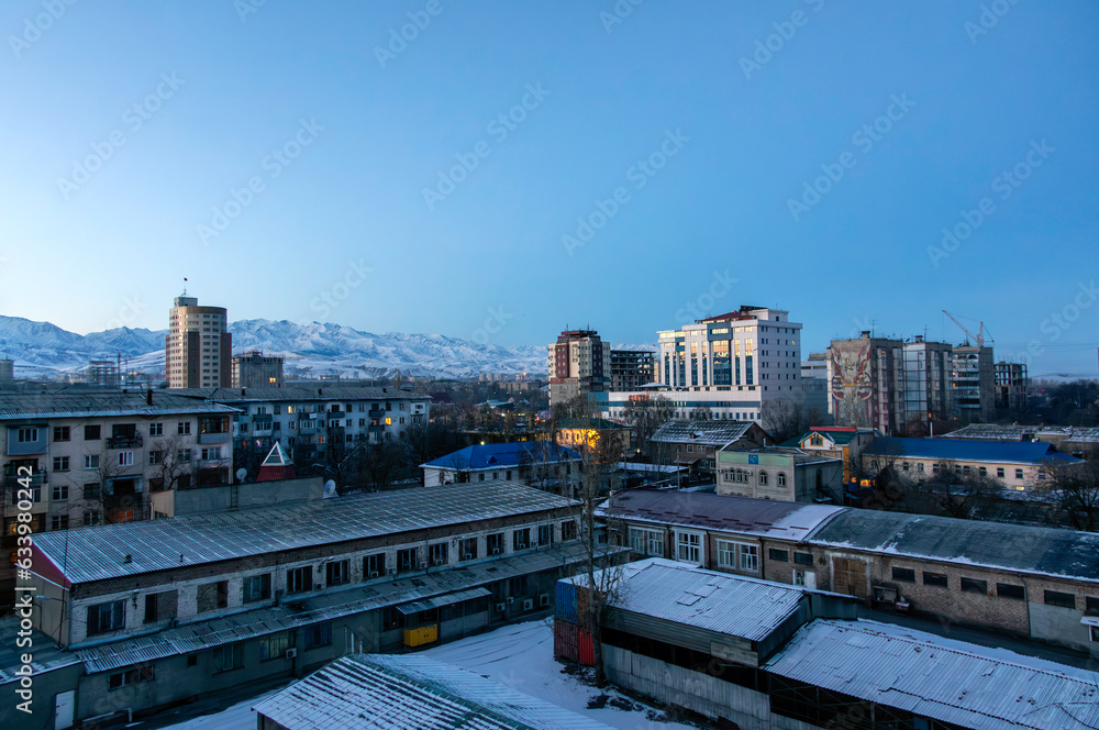 Central Asia city view