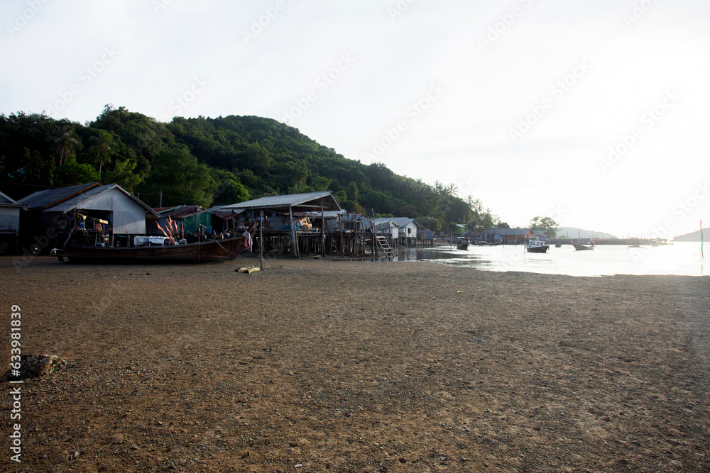 Bay of Ko Yao island fishing village in southern Thailand.