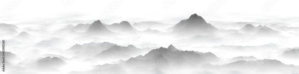 Obraz premium mountains and clouds