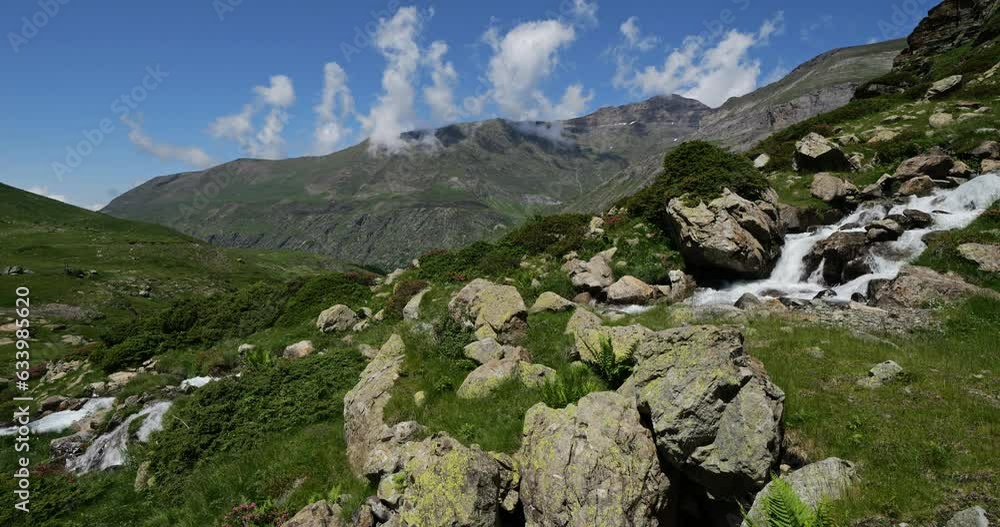 The Troumouse cirque, Hautes Pyrenees, Occitania, France The Troumouse cirque, Hautes Pyrenees, Occitania, France