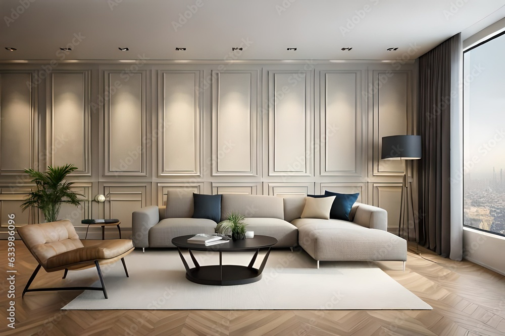 Fototapeta premium modern living room