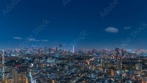 Wallpaper Mural 東京風景・夜景・夜・タイムラプス Torontodigital.ca