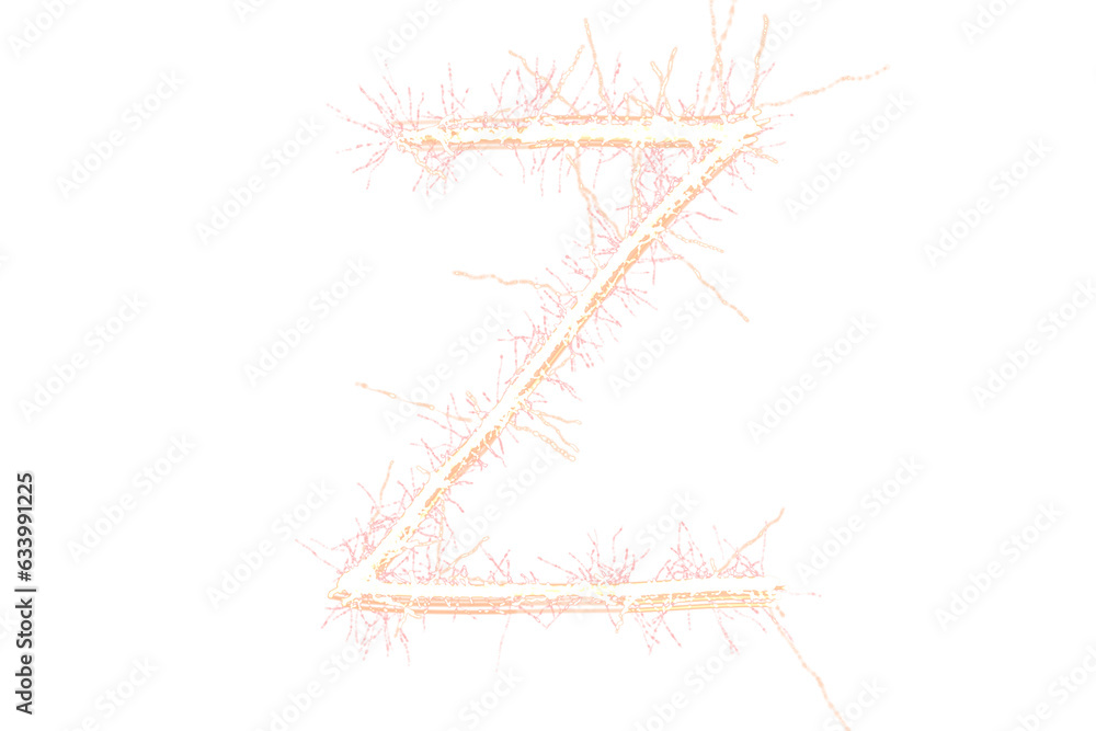 Digital png illustration of z letter on transparent background Digital png illustration of z letter on transparent background