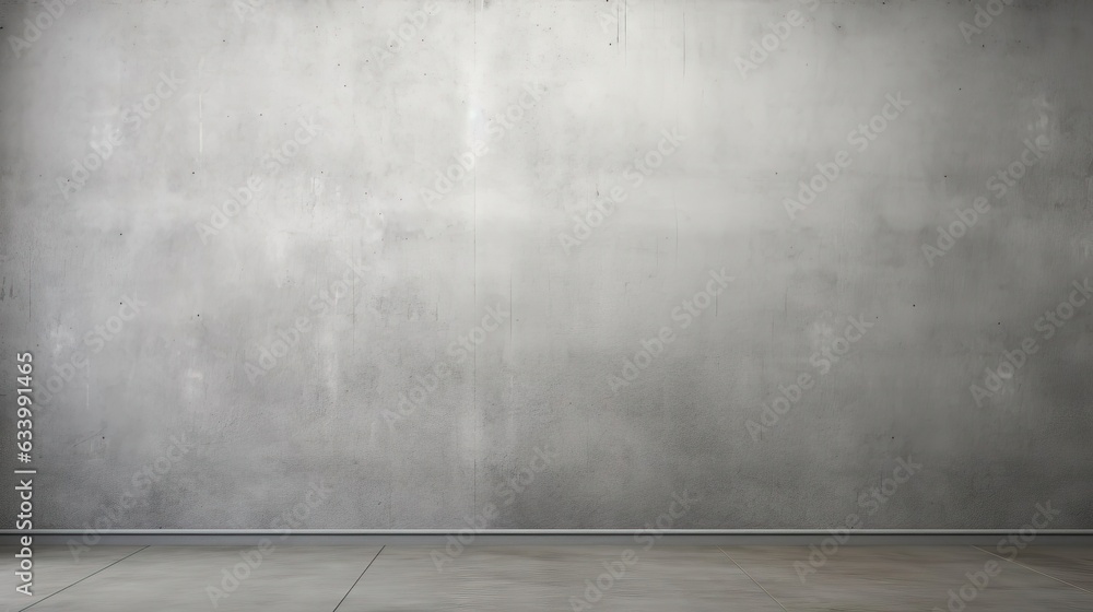 Empty gray wall texture, studio background. Created using Generative AI technology.