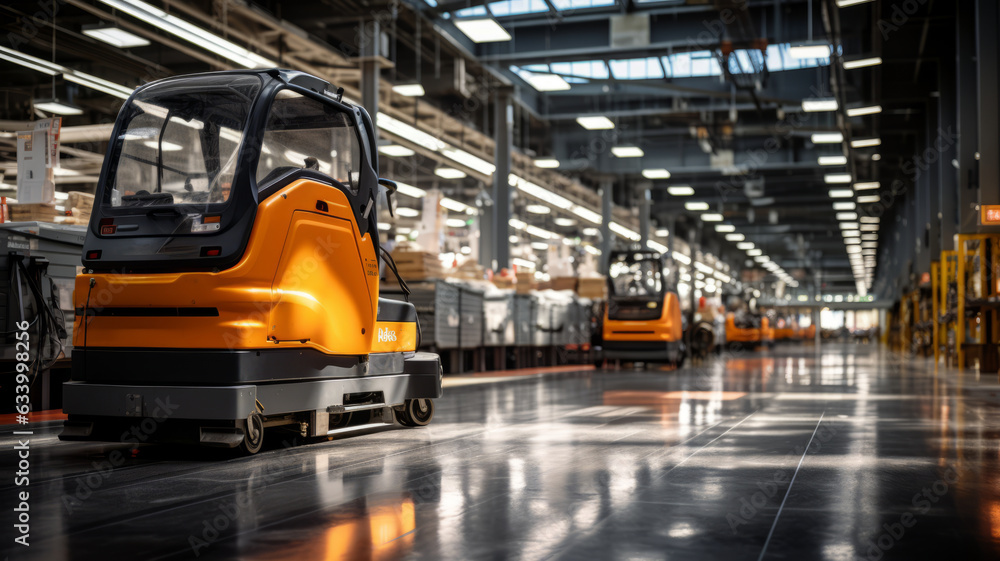 photograph of Commercial Floor Cleaner at Warehouse photograph of Commercial Floor Cleaner at Warehouse