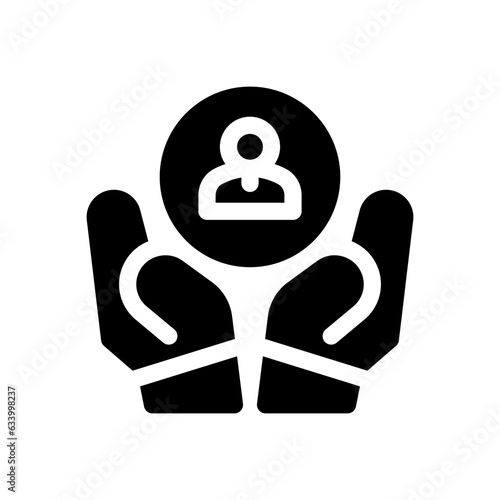 audience glyph icon