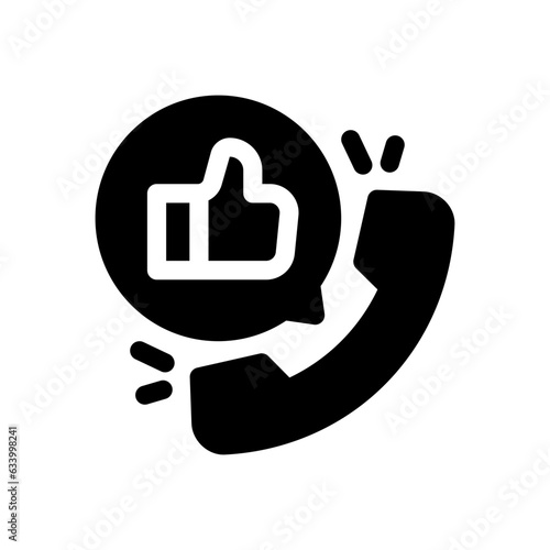 best customer experience glyph icon