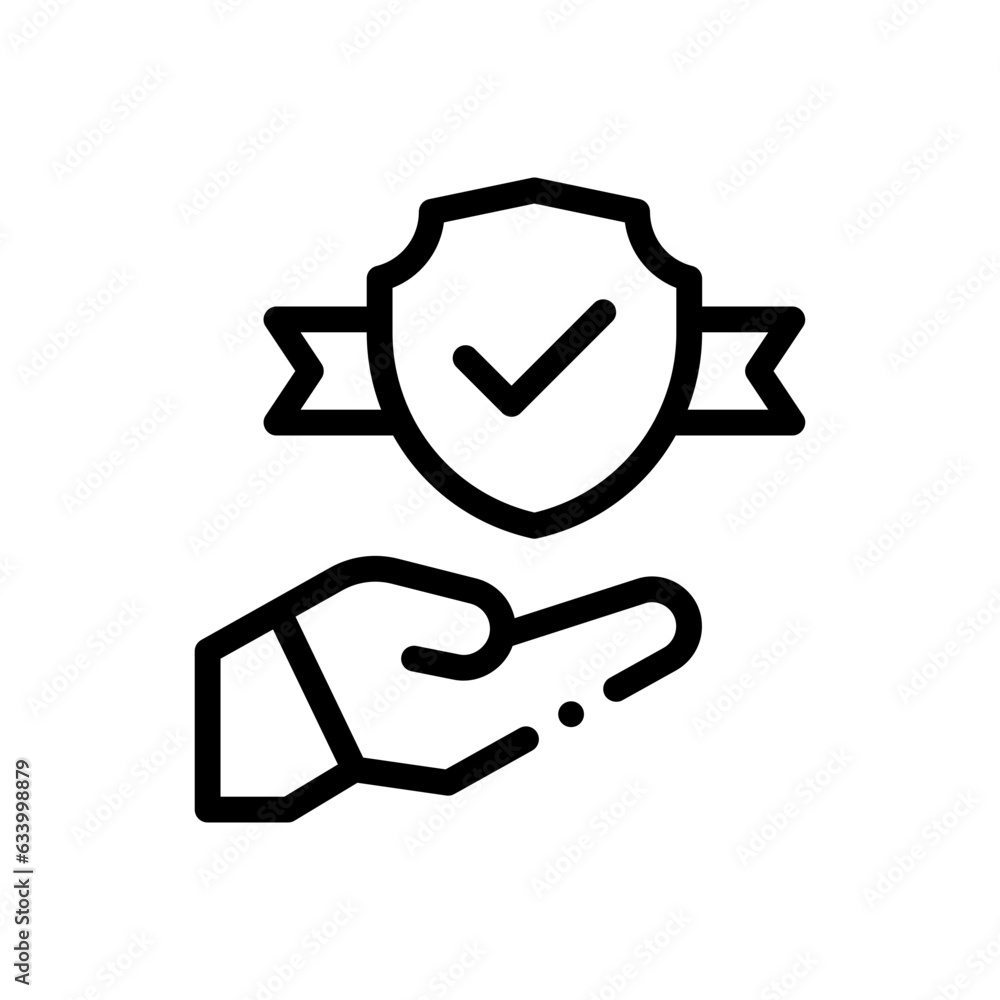 protection line icon protection line icon