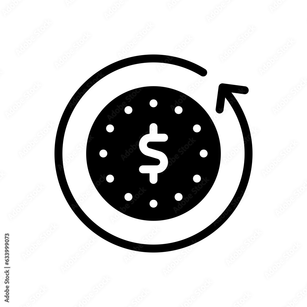 money back guarantee glyph icon money back guarantee glyph icon
