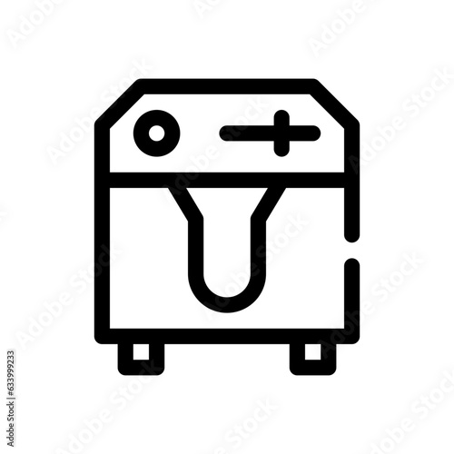 air fryer line icon