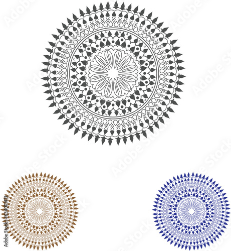 mandala indian pattern islamic ornament Design