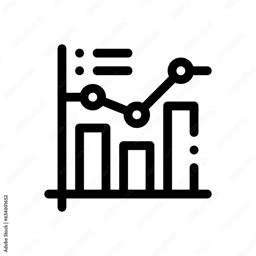 chart line icon chart line icon