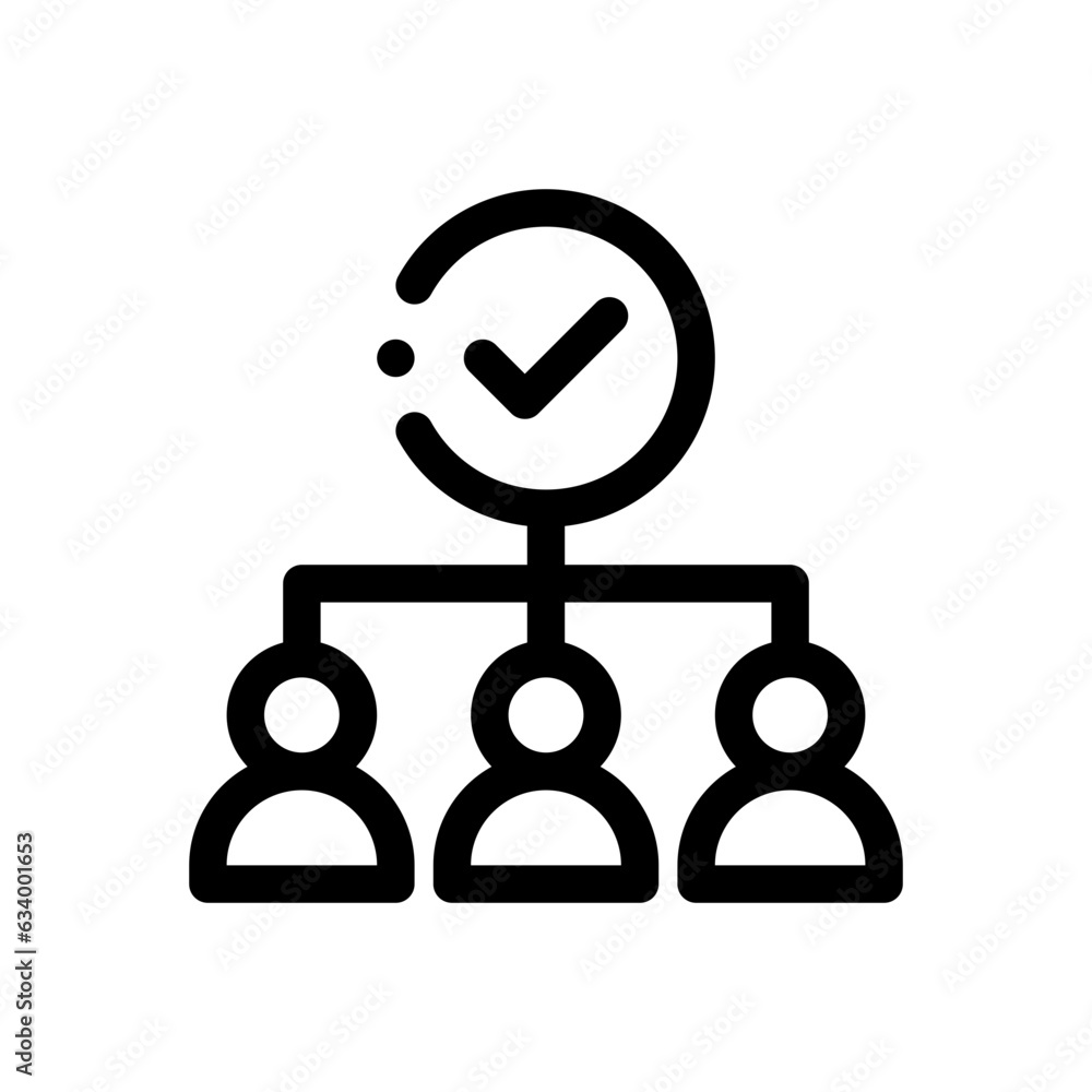 decision line icon decision line icon