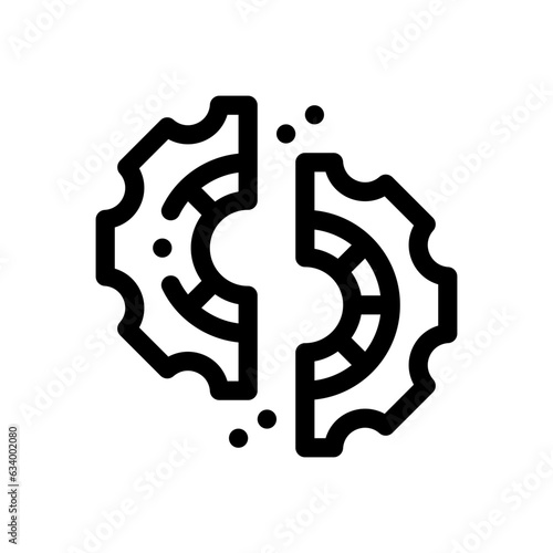 disruption line icon