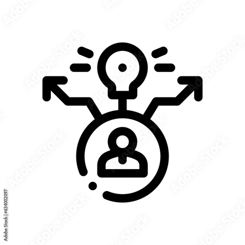 start up line icon