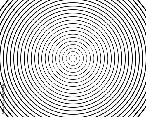 Concentric circle texture elements, spaced concentric circle pattern.