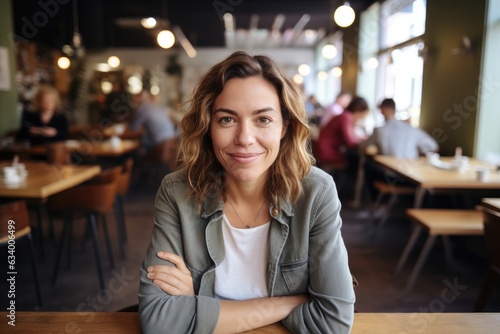 Portrait of smiling female