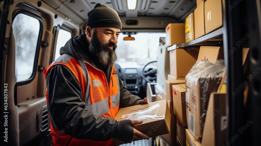 Handling with care: Loading delicate items onto the truck Handling with care: Loading delicate items onto the truck
