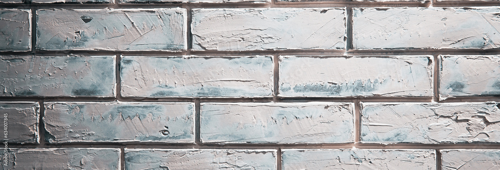 Naklejka premium white brick wall