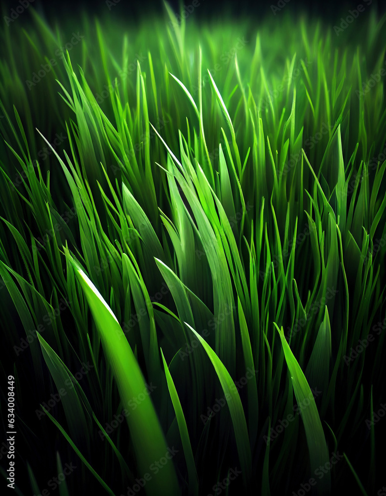 Fototapeta premium Green grass detail